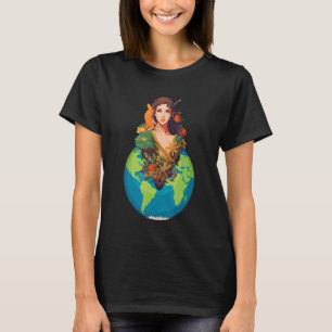 Camiseta Dia da Mãe Verde Salvem Nossa Casa 5