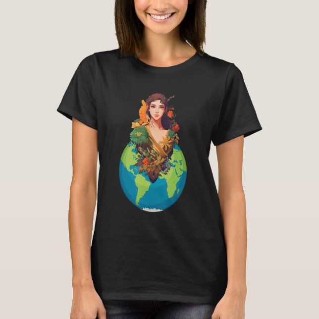 Camiseta Dia da Mãe Verde Salvem Nossa Casa 5 (Frente)