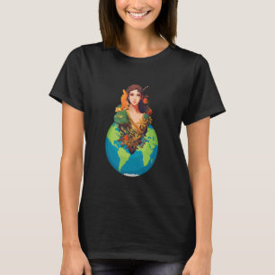 Camiseta Dia da Mãe Verde Salvem Nossa Casa 5