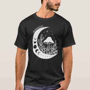 Camiseta Dia da manhã e cogumelos