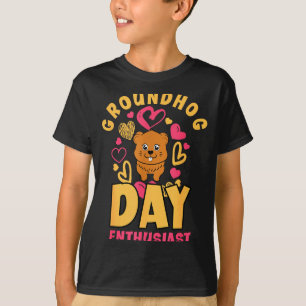 Camiseta Dia da Marmota 2024 Entusiasta 2 de Fevereiro Engr