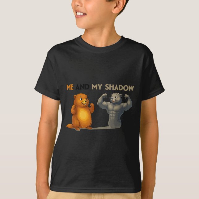 Camiseta Dia da Marmota Divertido  (Frente)