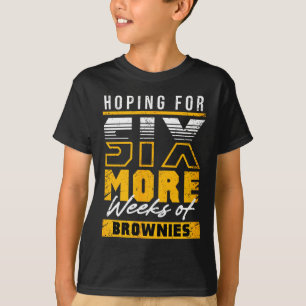Camiseta Dia da Marmota Engraçado 6 Semanas A Mais de Gulos