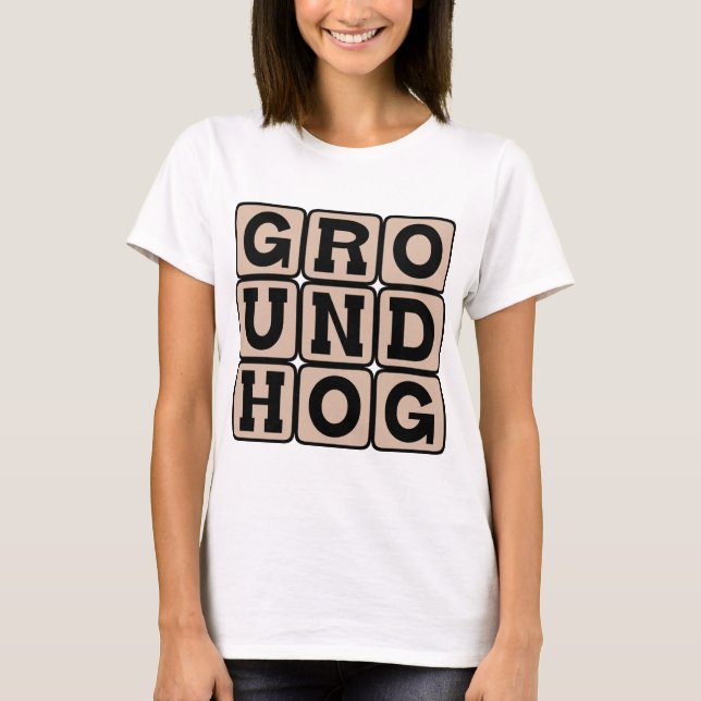 Camiseta Dia da Marmota, Feriado (Frente)