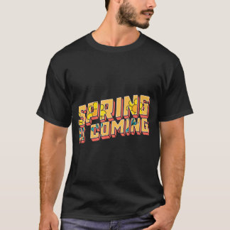 Camiseta Dia da Marmota Primavera Está Chegando Engraçado H