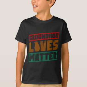 Camiseta Dia da Marmota Retro Vintage Amantes de Animais Ho