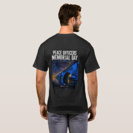 Camiseta Dia da Memória dos Oficiais de Paz London Bridge
