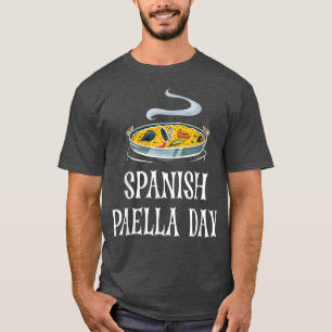 Camiseta Dia da Paela EspanholaCeleb do Patrimônio Culinári