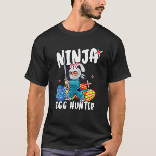 Camiseta Dia da páscoa 2021 - Caçador de Ovos Ninja - Ovo