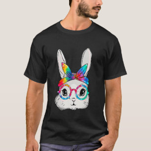 Camiseta Dia da páscoa Coelhinho Bonito Rosto Cachorro Cach