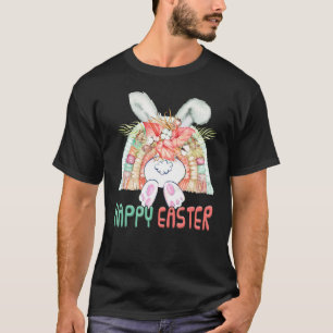 Camiseta Dia Da Páscoa Cotovelo Coelho felz pascoa Para Hom