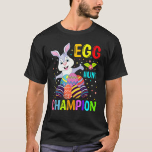Camiseta Dia da Páscoa do Egg Hunt Champion Bunny