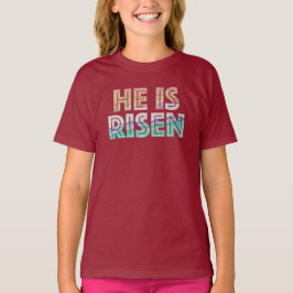 Camiseta Dia da páscoa - Ele é Risen