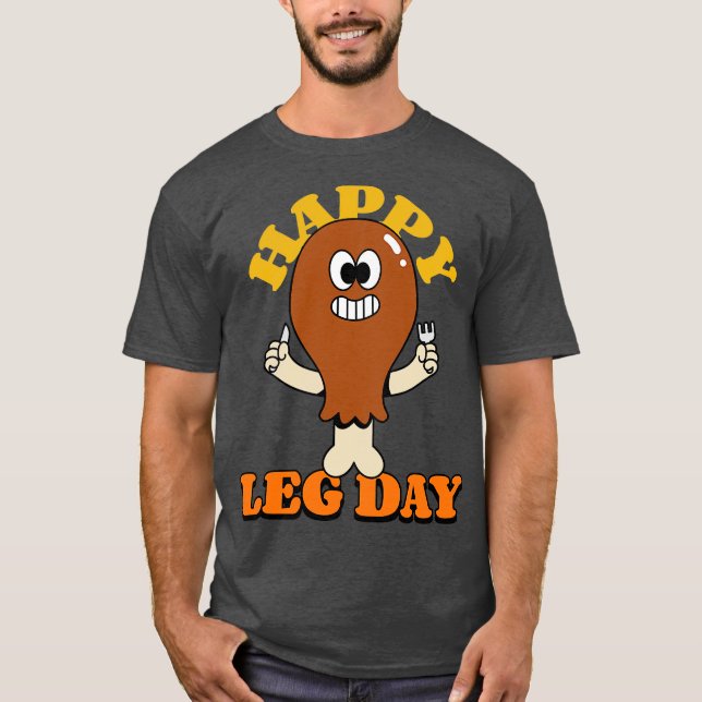Camiseta Dia da Perna Feliz (Frente)