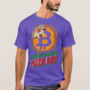 Camiseta Dia da Pizza Bitmoney, 22 De Maio Crypto T-Shirt