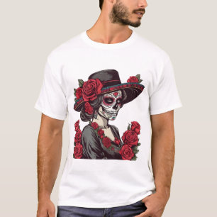 Camiseta Dia da Rainha Rosa Morta