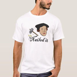 Camiseta Dia da Reforma Martin Luther Christian Gift Engraç