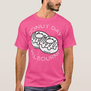 Camiseta Dia da rosquinha Melbourne Victoria Go Victoria Co