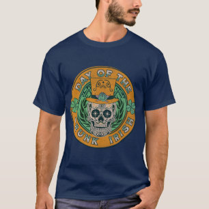 Camiseta Dia da Rua Bebendo Irlandesa Morta. Dia de Patrick