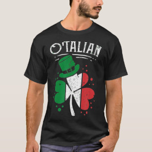 Camiseta Dia da Rua de Relações Italianas Irlandesas Engr