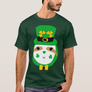 Camiseta Dia da Rua do Arco do Tie do Shamrock Leprechaun