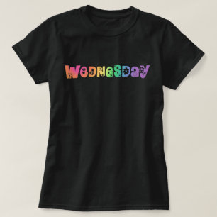 Camiseta Dia da Semana da Bonita Quarta-Feira