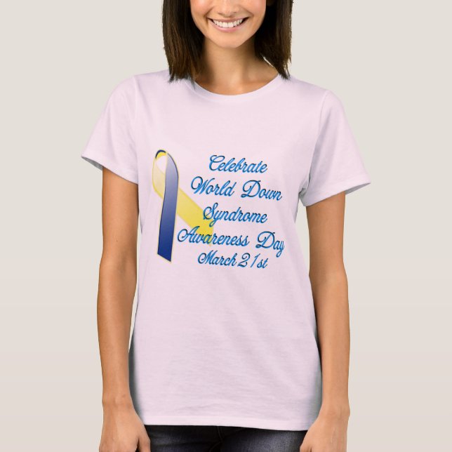 Camiseta Dia da Síndrome de Down (Frente)