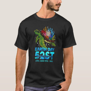 Camiseta Dia da Terra 2022 Restaurar Tartaruga do Mar da Te