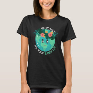Camiseta Dia da Terra 2022 Restaurar Terra Planeta Natureza