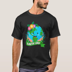 Camiseta Dia da Terra 2022 Restaurar Terra Planeta Natureza