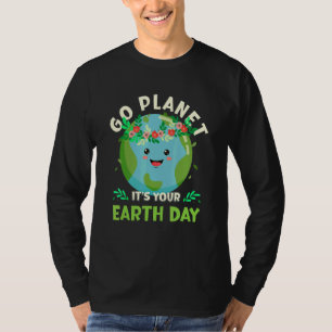 Camiseta Dia da Terra 2022 Restaurar Terra Planeta Natureza