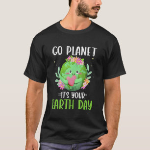 Camiseta Dia da Terra 2022 Restaurar Terra Planeta Natureza