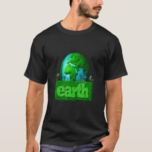 Camiseta Dia da Terra 2022 Restaurar Terra Planeta Natureza