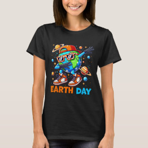 Camiseta Dia da Terra 2025 Crianças Cute Earth Day