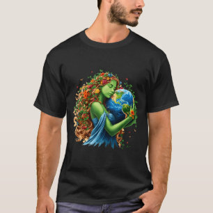 Camiseta Dia da Terra 2026 planeta mulheres mãe natureza ve