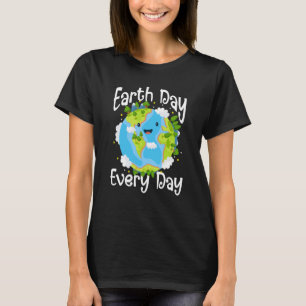 Camiseta Dia da Terra Bonita Todos os Dias Salve Nosso Plan