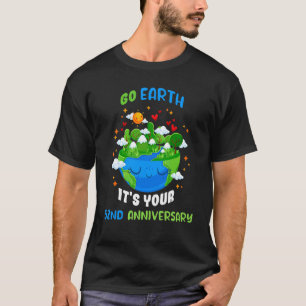 Camiseta Dia da Terra Cute 52º Aniversário 2022 Happy Earth
