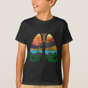 Camiseta Dia da Terra Dão à Natureza Ambiental