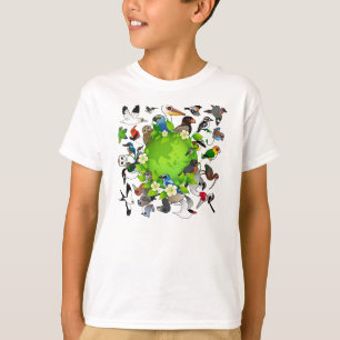 Camiseta Dia da Terra de Birdorable