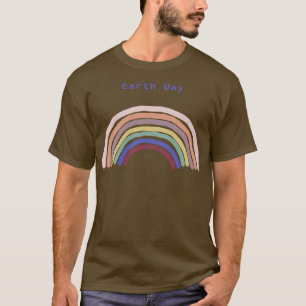 Camiseta Dia da Terra do Arco-Íris Equilibrado