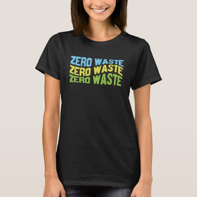 Camiseta Dia da Terra do Reciclagem de Reciclar Zero (Frente)