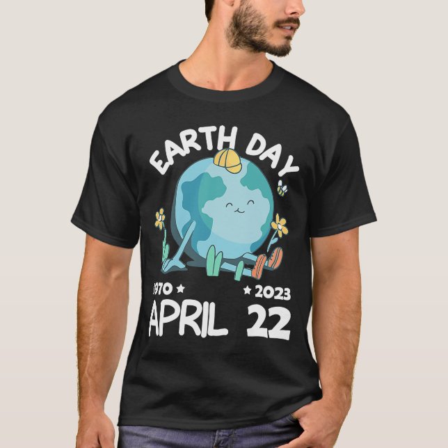 Camiseta Dia da Terra dos 53 anos Dia da Terra 13 (Frente)