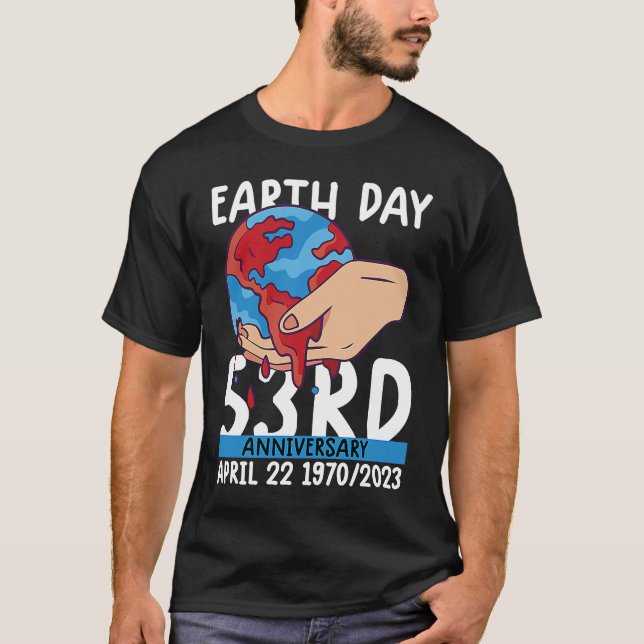 Camiseta Dia da Terra dos 53 anos Dia da Terra 5 (Frente)