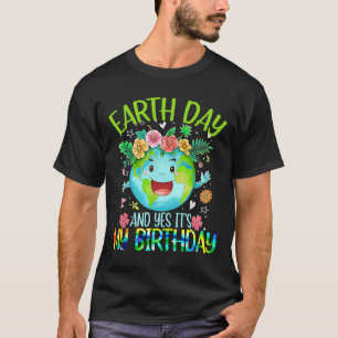 Camiseta Dia da Terra e Sim É Meu Aniversário Tee Terra Eng