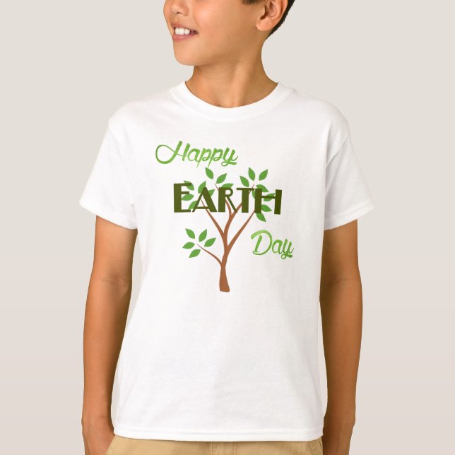CAMISETA DIA DA TERRA FELIZ (Frente)
