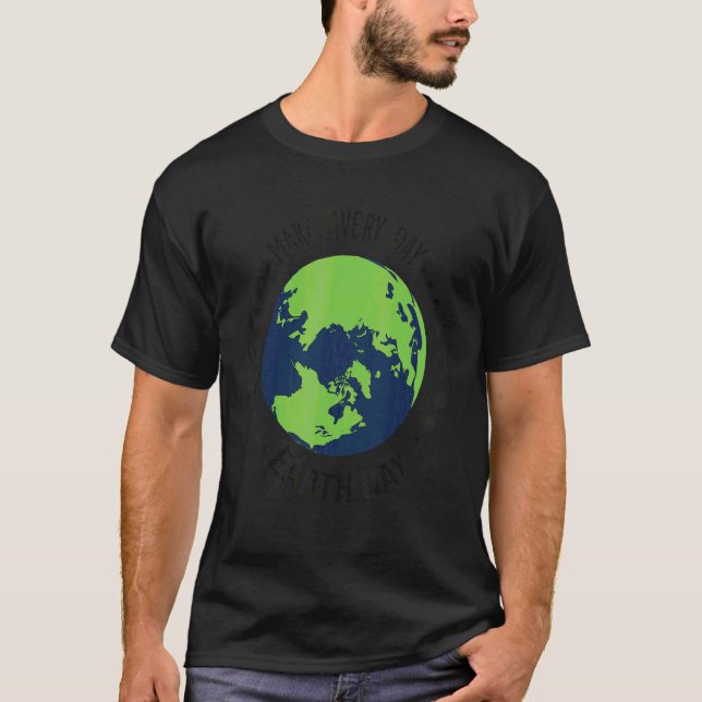 Camiseta Dia da Terra Feliz Dia Verde Feliz Dia da Terra (Frente)