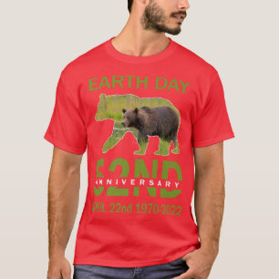 Camiseta Dia da Terra Fofa 52º Aniversário Abril de 2022 Ur