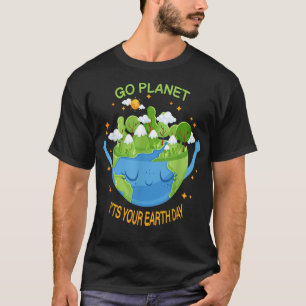 Camiseta Dia da Terra Ir Planeta da Natureza Dia da Terra C