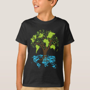 Camiseta Dia da Terra Oferece Ecologia e Ciência Ambiental