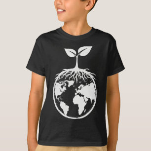 Camiseta Dia da Terra Plantam Mais Árvores Salvem Nosso Cli